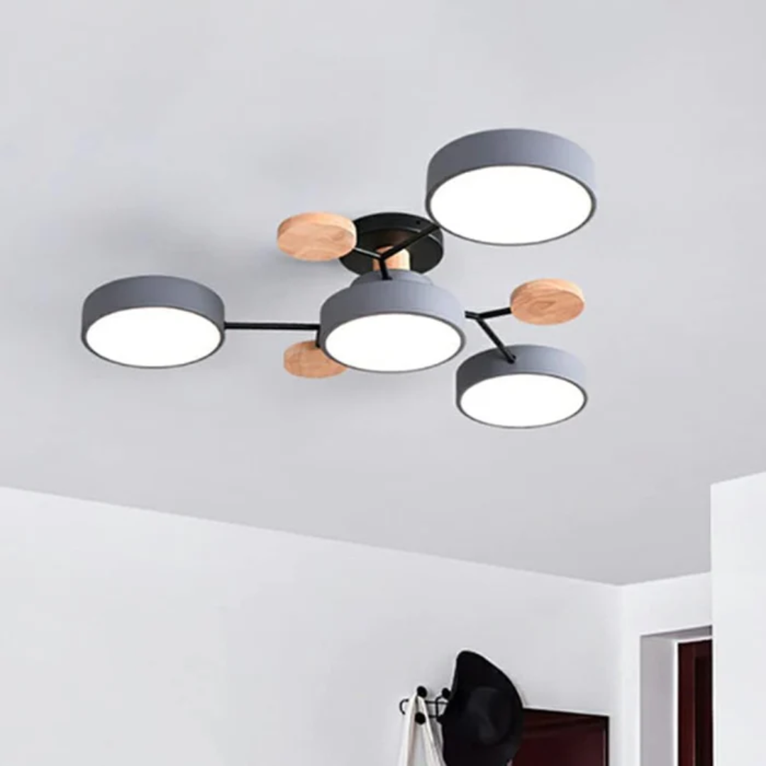 Contemporary LED Ceiling Light Fixture - Image 4