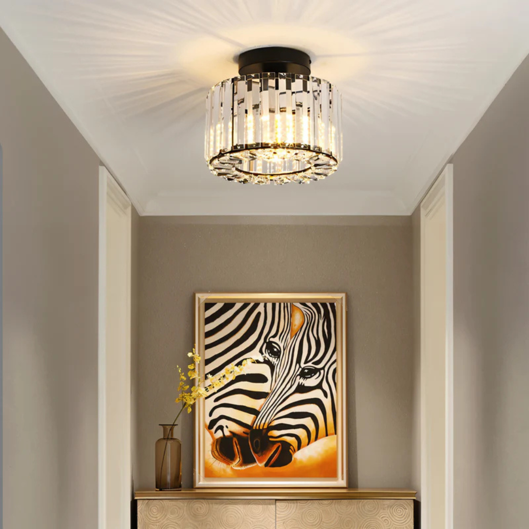 Elegant Crystal Ceiling Light Fixture - Image 1