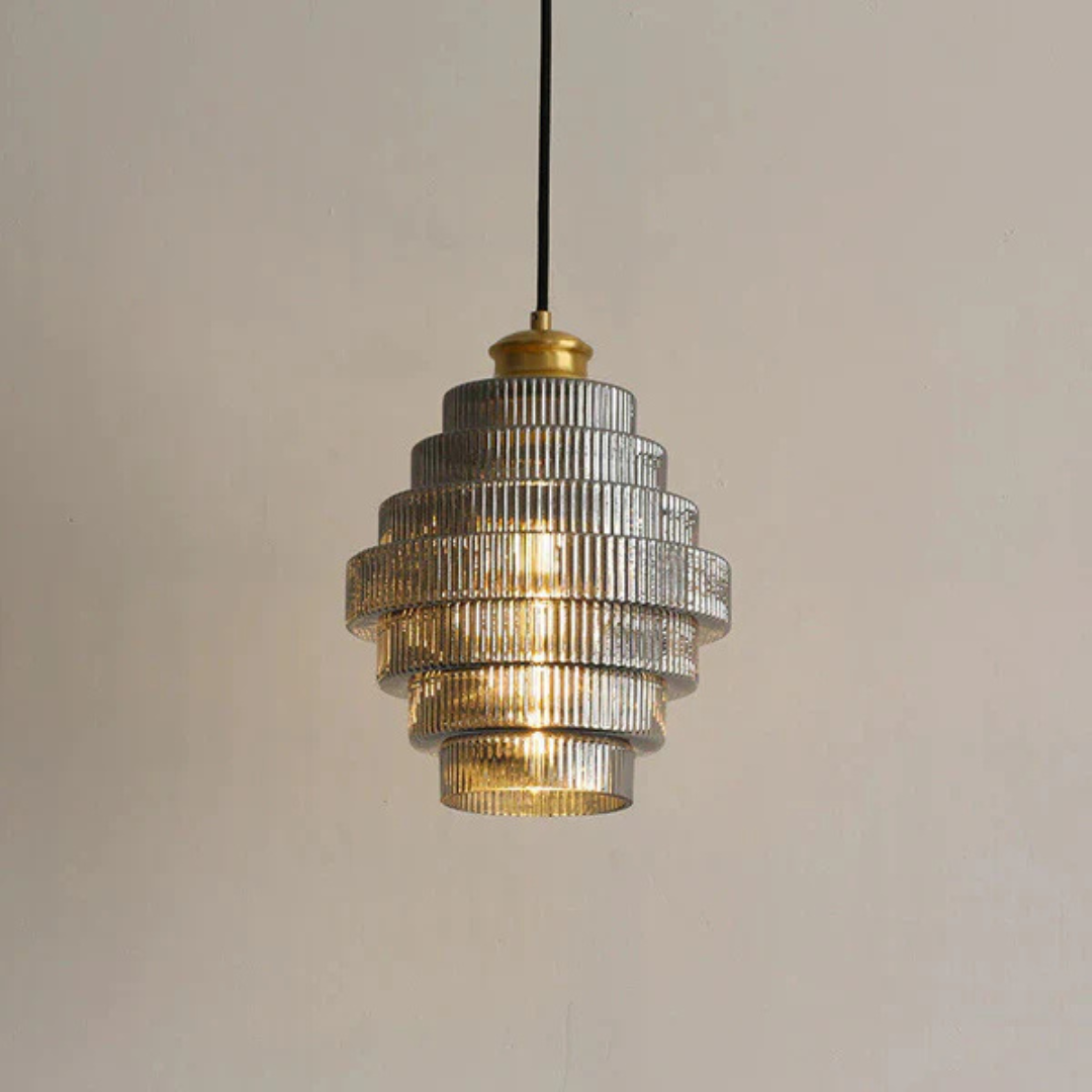 Elegant Retro Glass Ceiling Light Fixture - Image 7