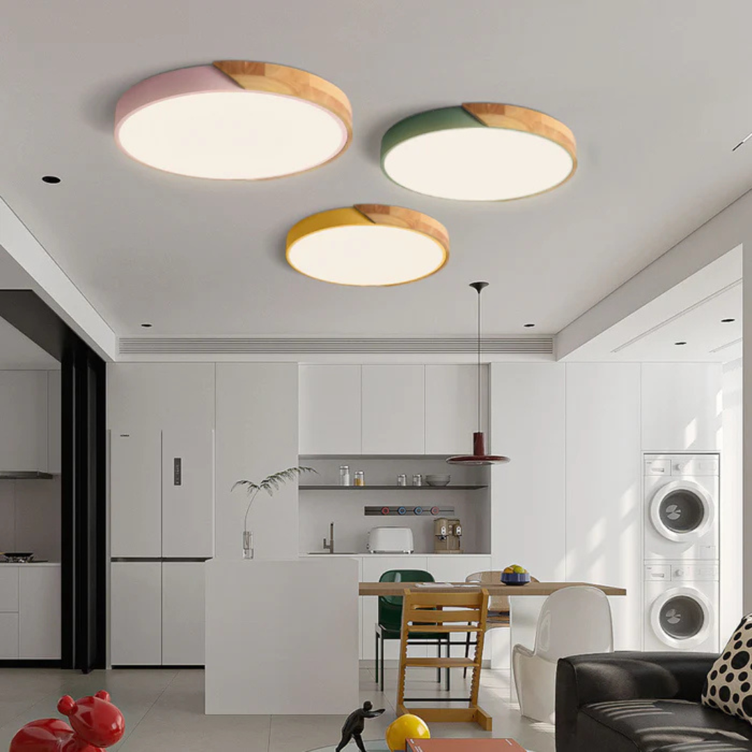 Scandinavian Style LED Ceiling Light Fixture - Image 1