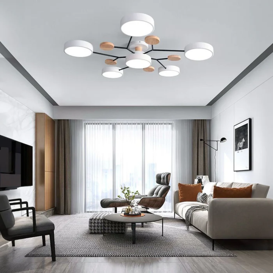 Contemporary LED Ceiling Light Fixture - Image 12