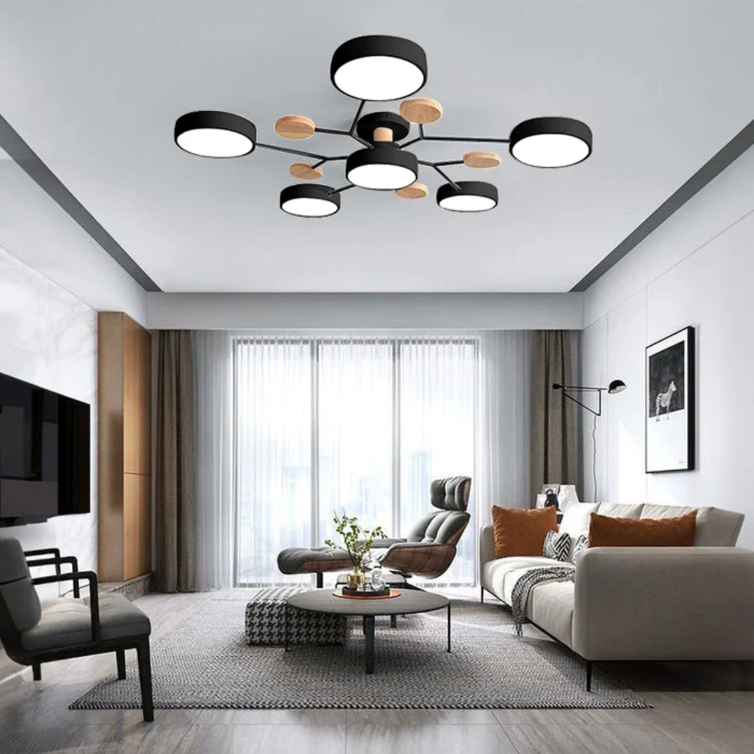 Contemporary LED Ceiling Light Fixture - Image 9