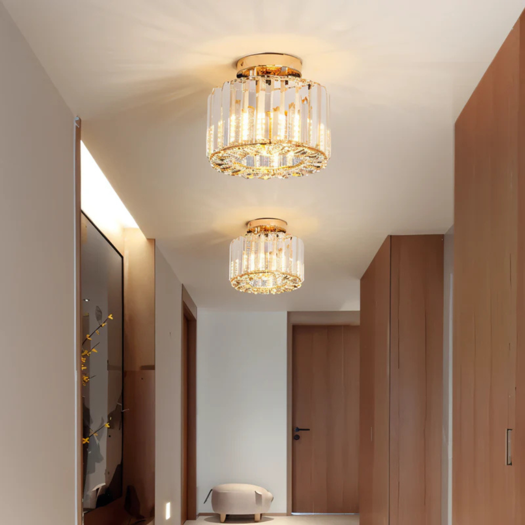 Elegant Crystal Ceiling Light Fixture - Image 3