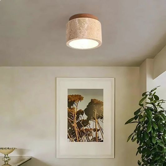 Elegant Japanese Style Ceiling Light Fixture - Image 2