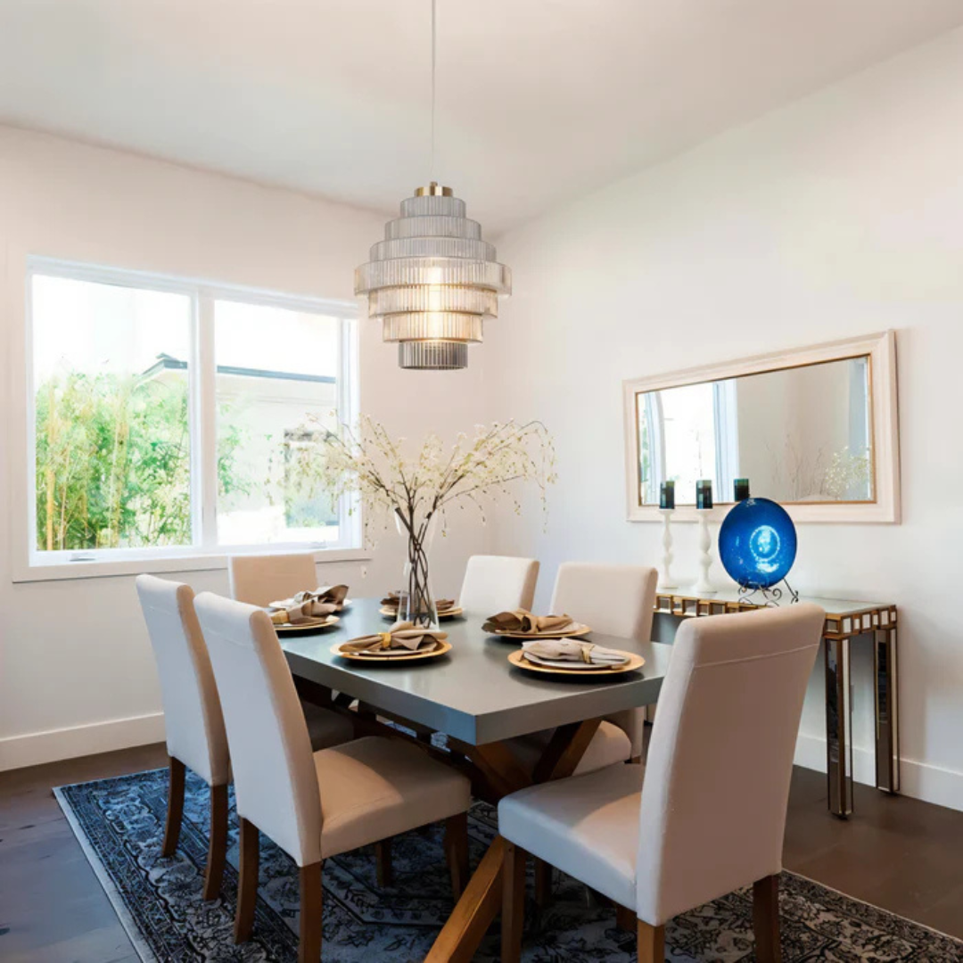 Elegant Retro Glass Ceiling Light Fixture - Image 14