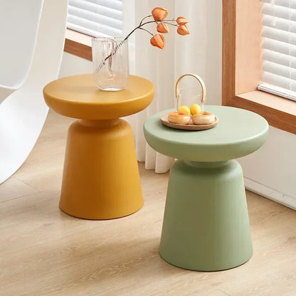 Stylish Compact Round Side Table for Small Spaces - Image 1