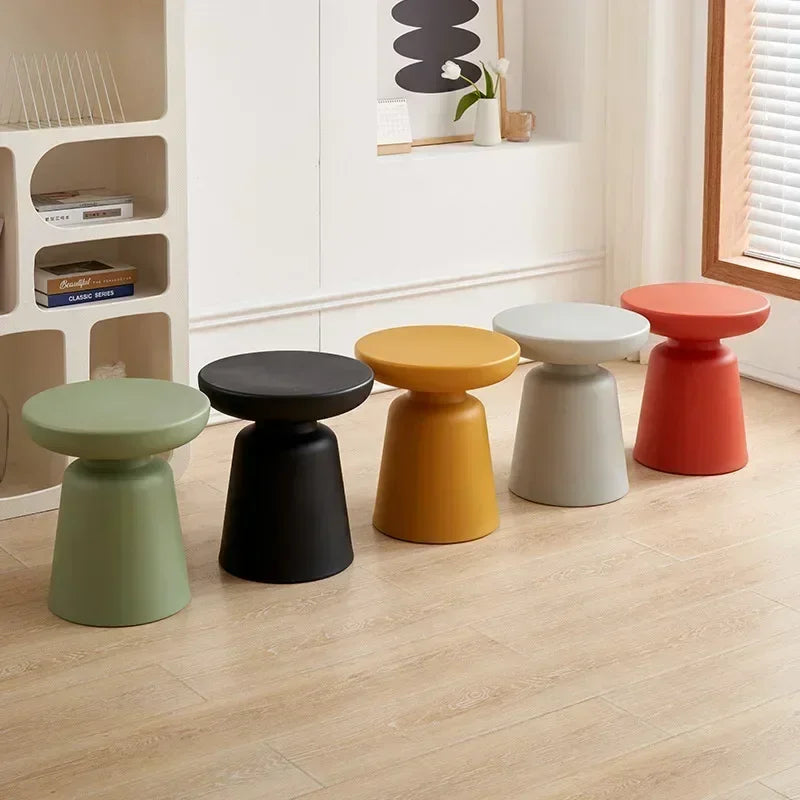 Stylish Compact Round Side Table for Small Spaces - Image 2
