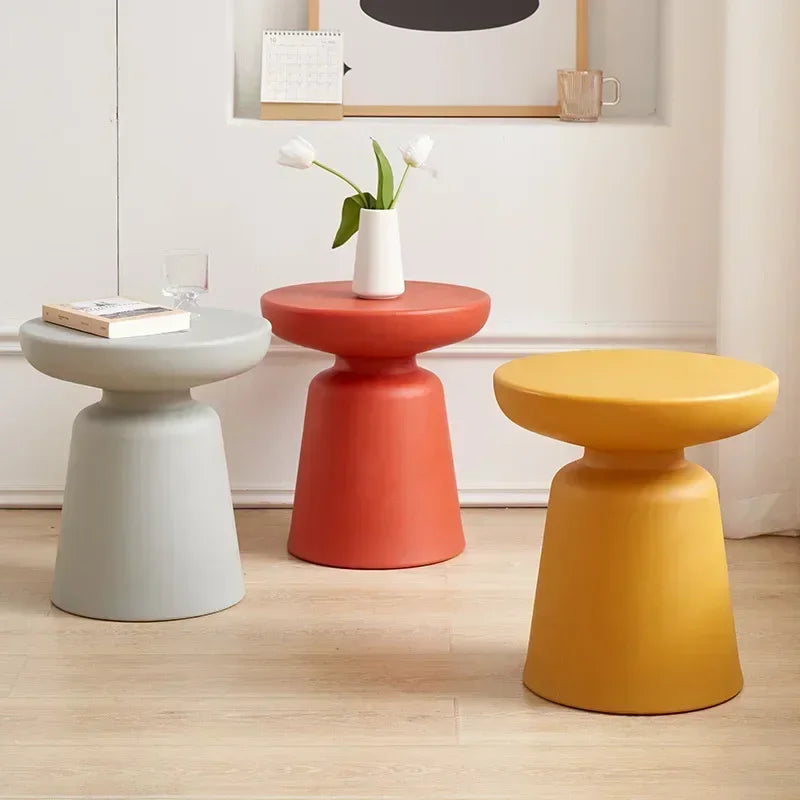Stylish Compact Round Side Table for Small Spaces - Image 3