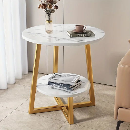 Stylish Space-Saving Double Layer Side Table - Image 1
