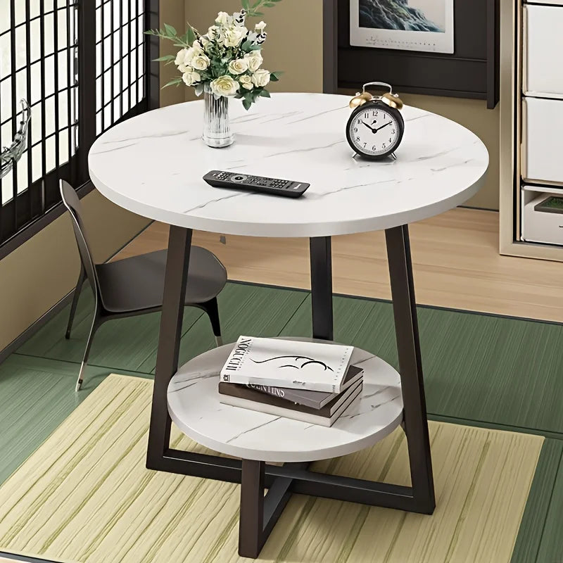 Stylish Space-Saving Double Layer Side Table - Image 2