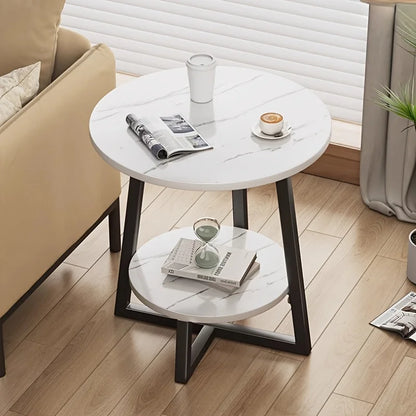 Stylish Space-Saving Double Layer Side Table - Image 3