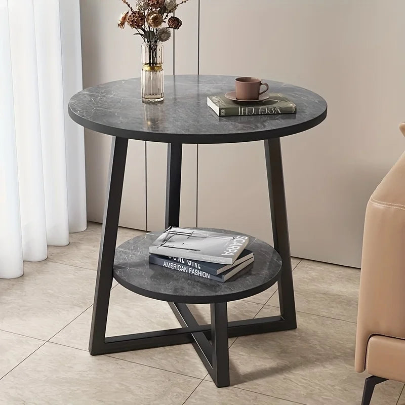 Stylish Space-Saving Double Layer Side Table - Image 4