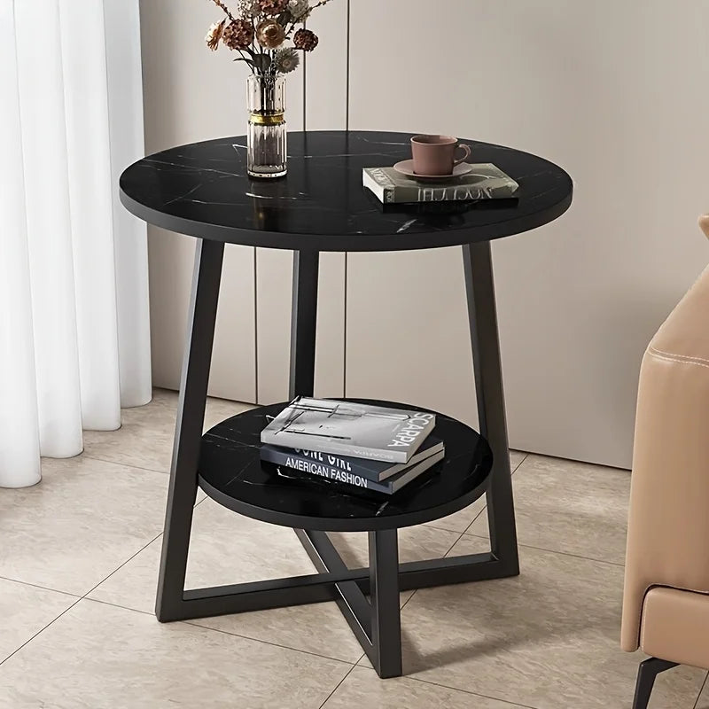 Stylish Space-Saving Double Layer Side Table - Image 5