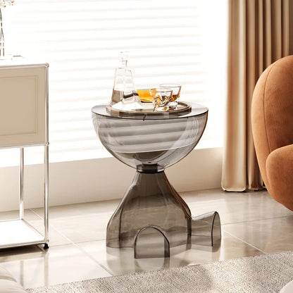 Transparent Space-Saving Side Table for Modern Interiors - Image 6
